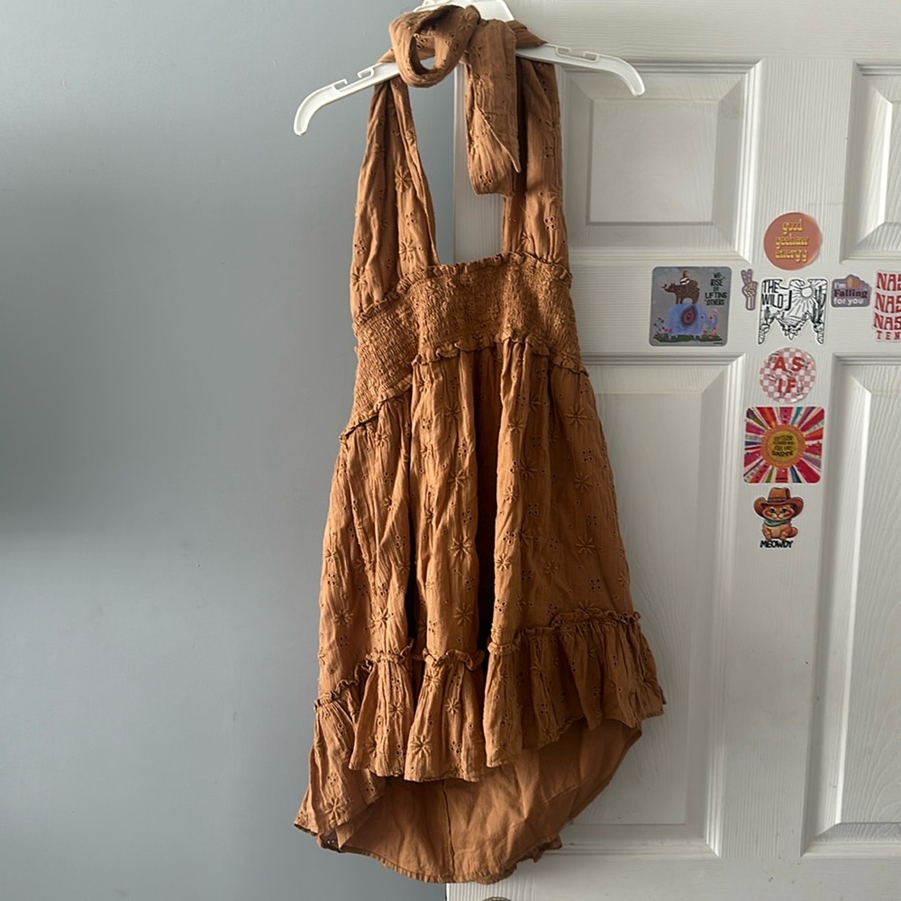 Aerie, neck tie summer dress